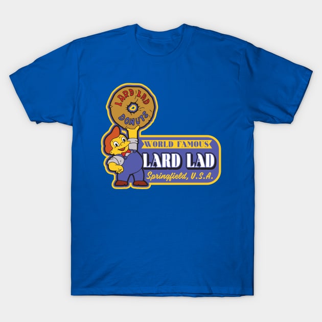 World Famous Lard Donuts T-Shirt by Alema Art